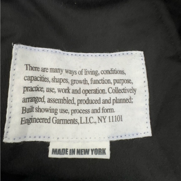 Engineered Garments Cropped Velour Trousers Size XS NWT Utilitarian Pant - Picture 9 of 13